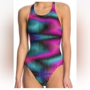 {8} Nike Fastback Cosmic Purple Swimsuit One Piece